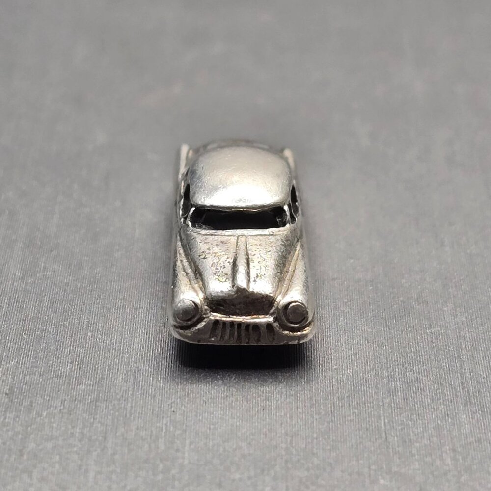 VTG Danecraft Sterling Silver Car Charm 1 1/8" Figural Automobile Pendant 50s - Picture 2 of 9